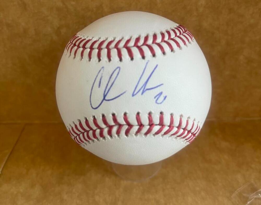 CHAZ MCCORMICK ASTROS SIGNED AUTOGRAPHED M.L. BASEBALL BECKETT AUTHENTICATED
