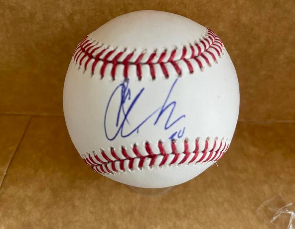 CHAZ MCCORMICK ASTROS SIGNED AUTOGRAPHED M.L. BASEBALL BECKETT AUTHENTICATED
