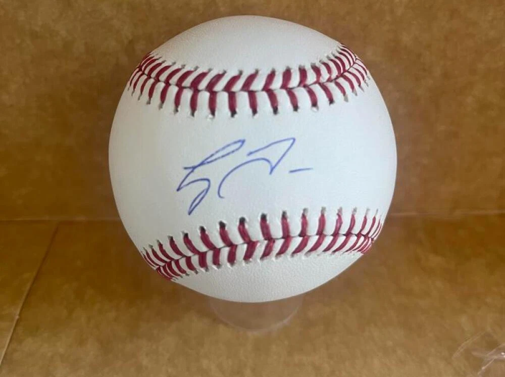 LOGAN TANNER REDS SIGNED AUTOGRAPHED M.L. BASEBALL W/ COA
