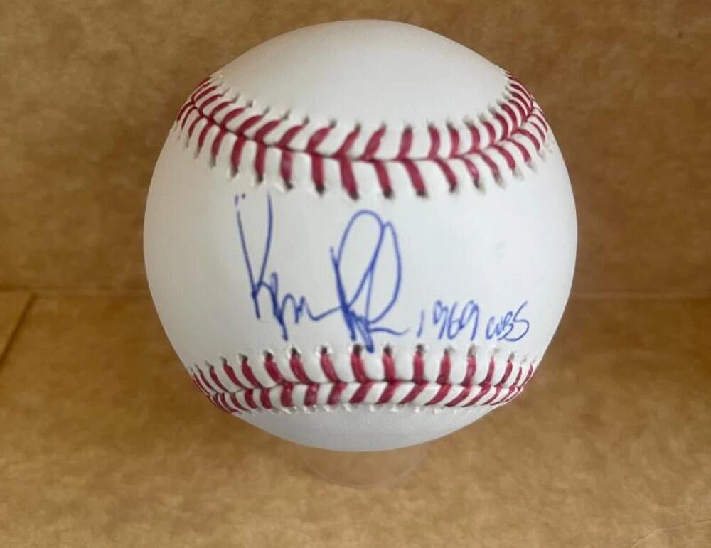 KEN RUDOLPH 1969 CUBS SIGNED AUTOGRAPHED M.L. BASEBALL BECKETT AUTHENTICATED
