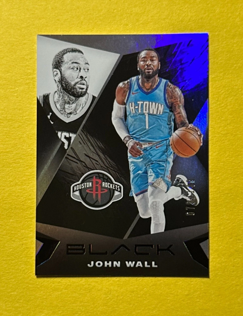 2020-21 PANINI BLACK JOHN WALL /149 #55 ROCKETS
