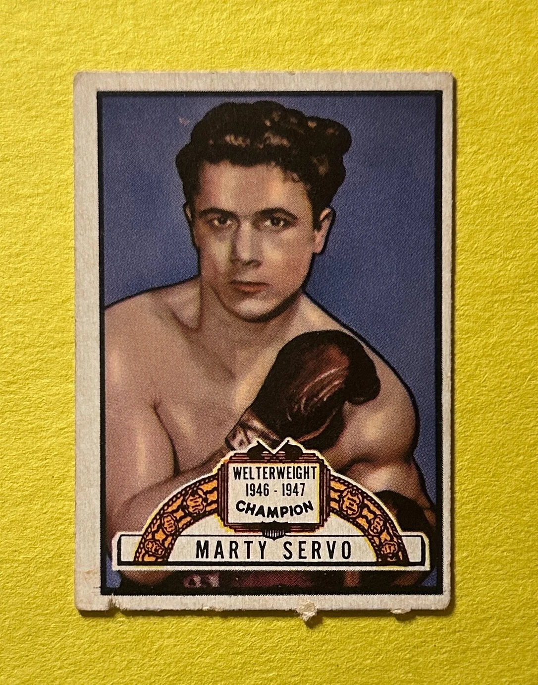 1951 TOPPS RINGSIDE MARTY SERVO #93 COLLECTIBLE MEMORABILIA