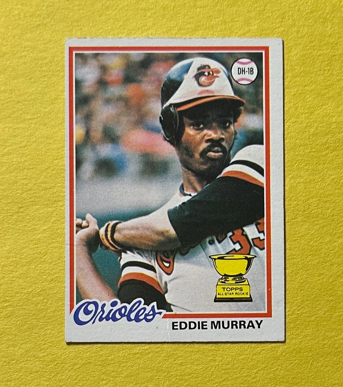 1978 TOPPS EDDIE MURRAY ROOKIE CARD #36 ORIOLES HOF
