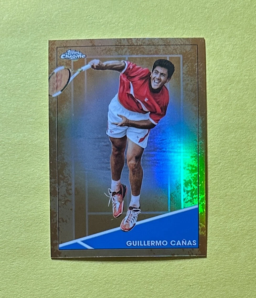 2021 TOPPS CHROME TENNIS GUILLERMO CAÑAS CLAY COURT SP #92 COLLECTIBLE MEMORABILIA