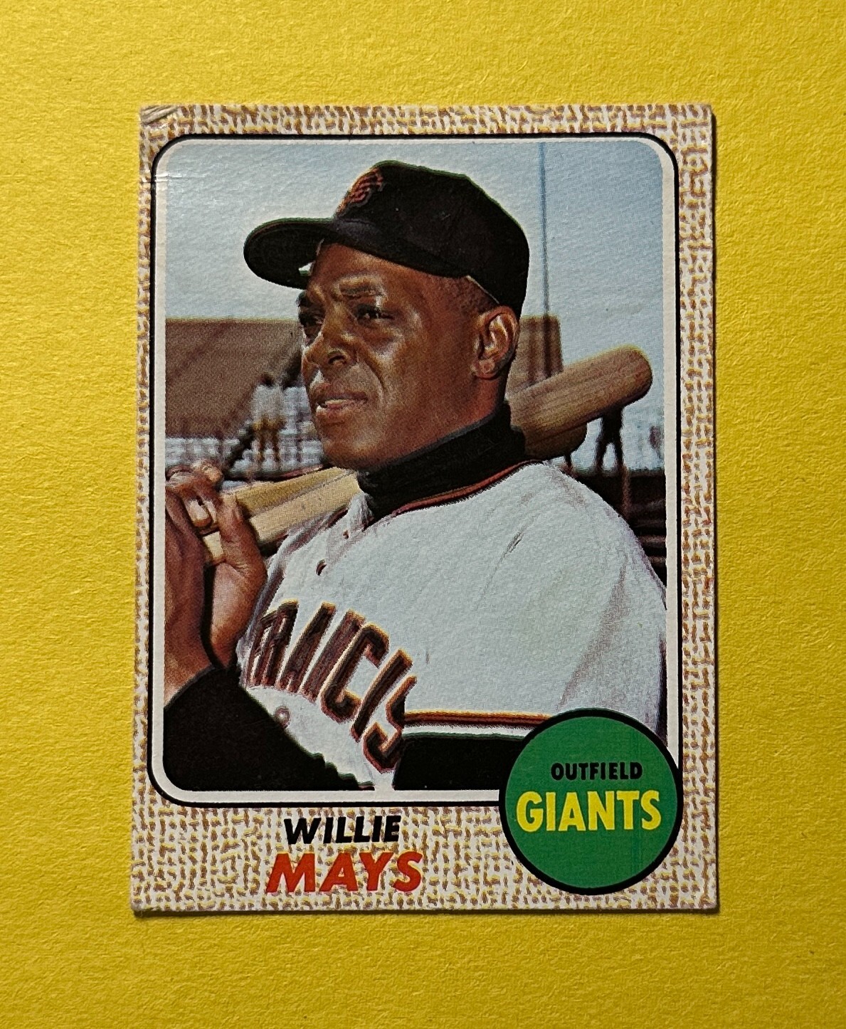 1968 TOPPS WILLIE MAYS #50 GIANTS HOF

