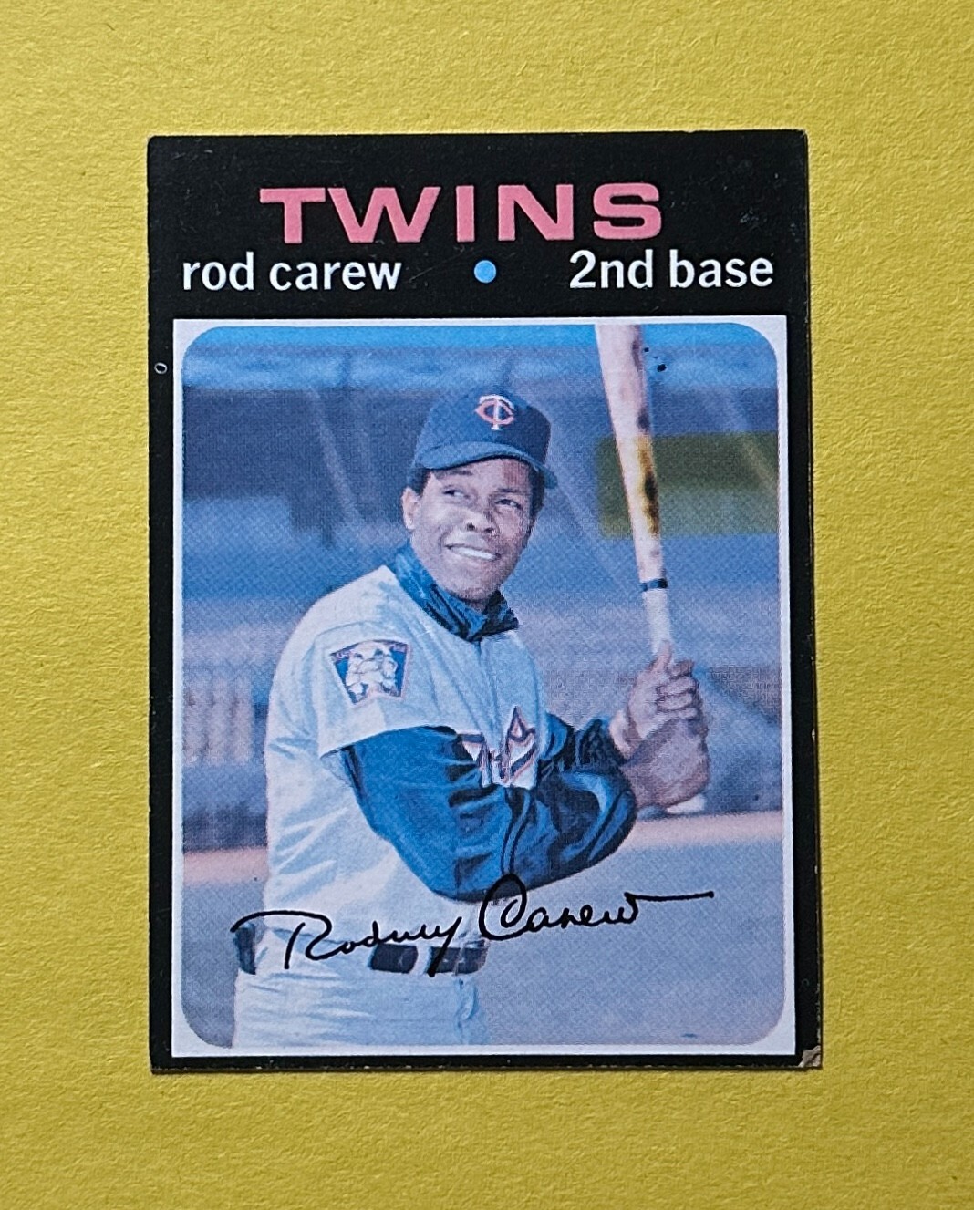 1971 TOPPS ROD CAREW #210 TWINS HOF
