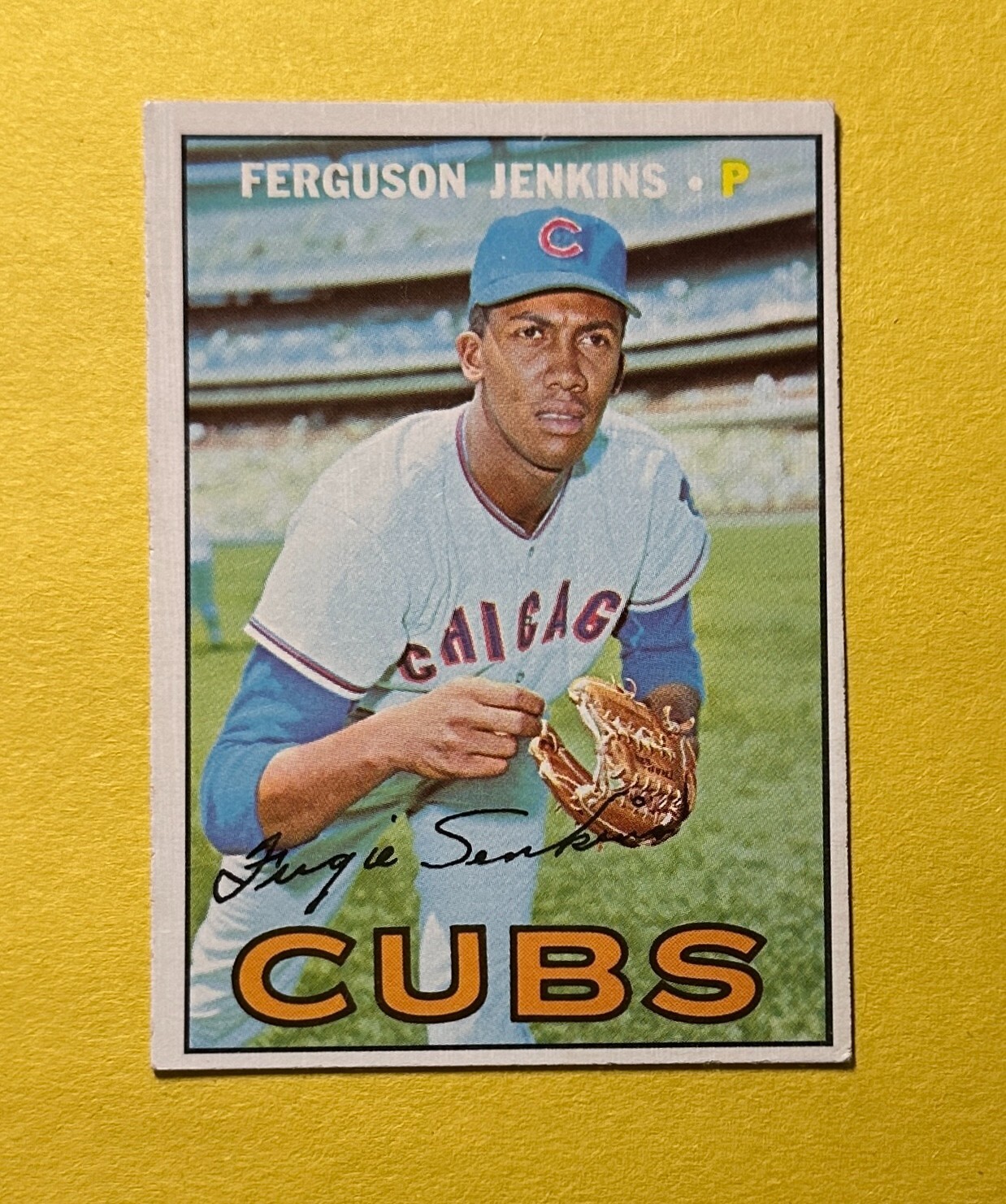 1967 TOPPS FERGUSON JENKINS #333 CUBS HOF
