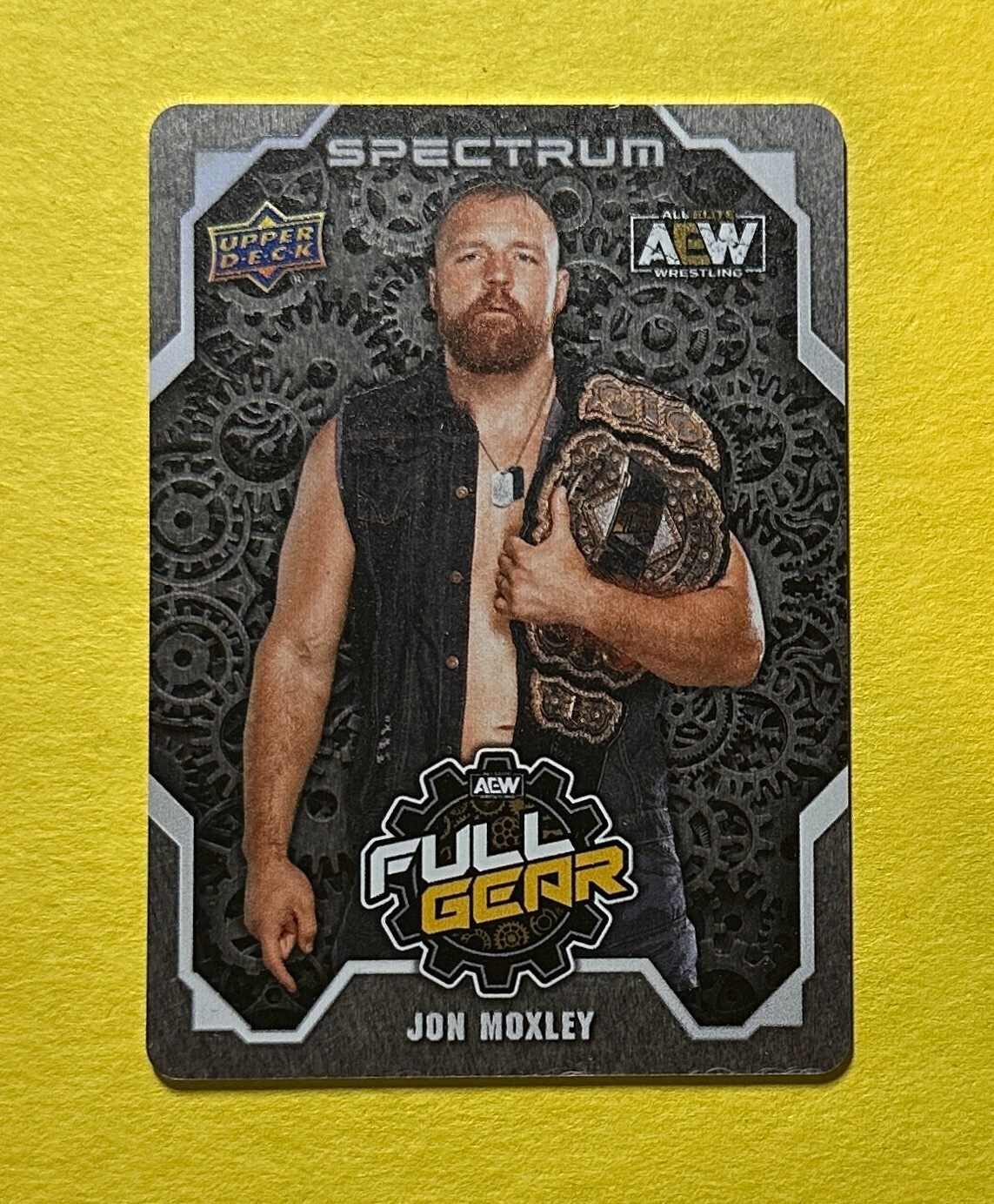 2021 UPPER DECK AEW SPECTRUM JON MOXLEY FULL GEAR #FG-1
