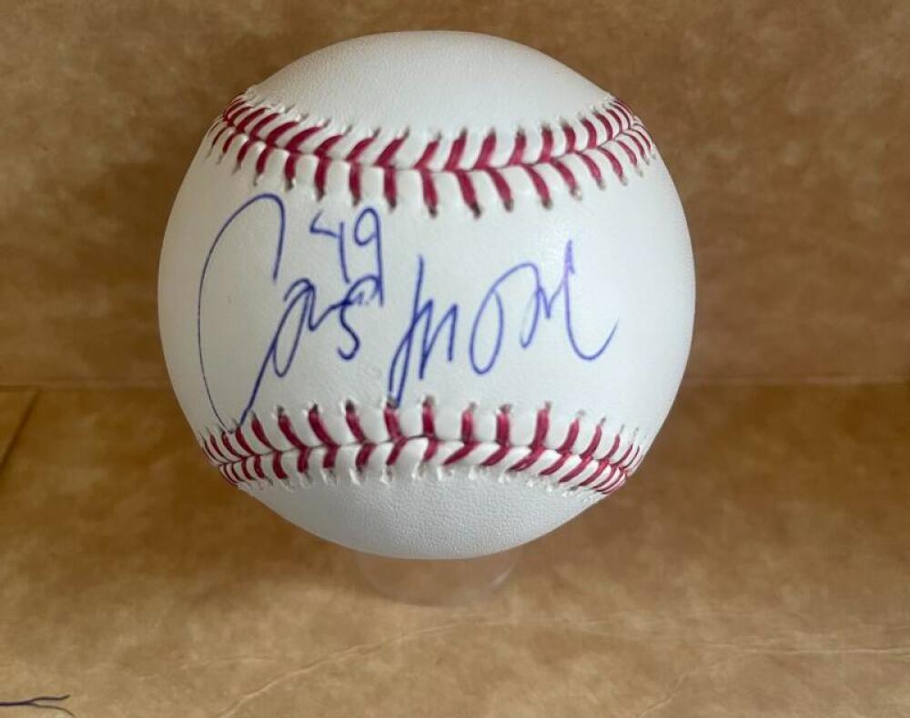 CARLOS MARMOL CUBS/DODGERS SIGNED AUTO M.L. BASEBALL BECKETT AUTHENTICATED
