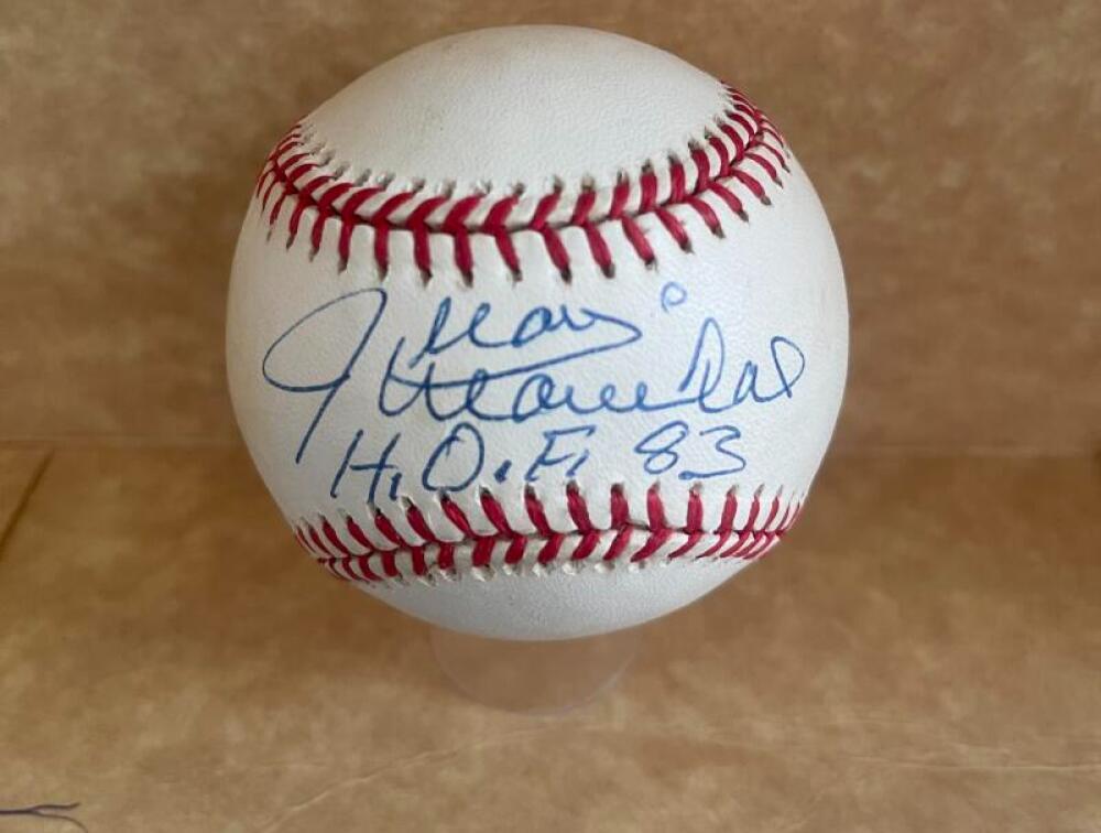 JUAN MARICHAL GIANTS HOF 83 SIGNED AUTO N.L. BASEBALL BECKETT AUTHENTICATED
