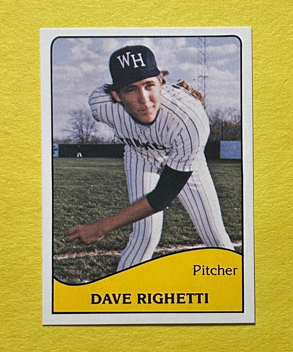 1979 TCMA MINOR LEAGUE DAVE RIGHETTI #21 YANKEES
