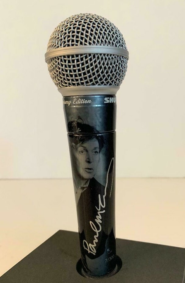 Shure PAUL MCCARTNEY THE BEATLES #7 of 10 Signed Limited Edition SM58 Microphone
