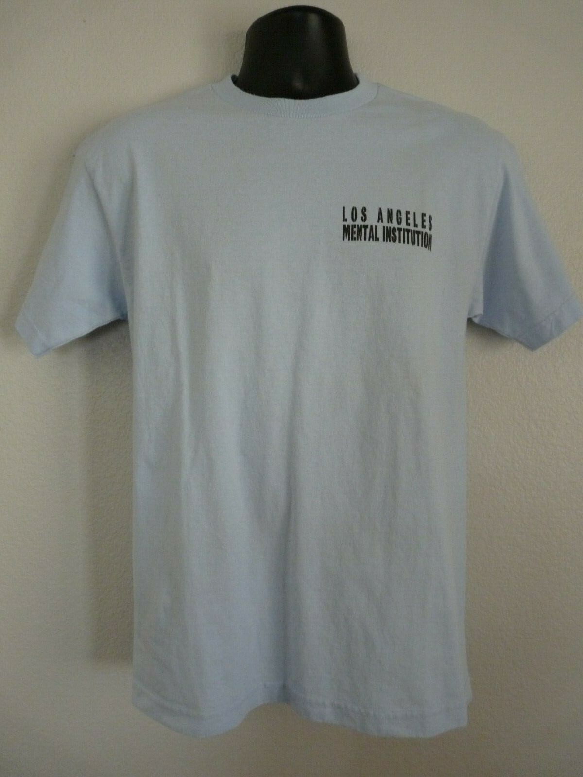 Slash Guns & Roses LA MENTAL INSTITUTION T Shirt OWNED BY SLASH SAUL HUDSON
