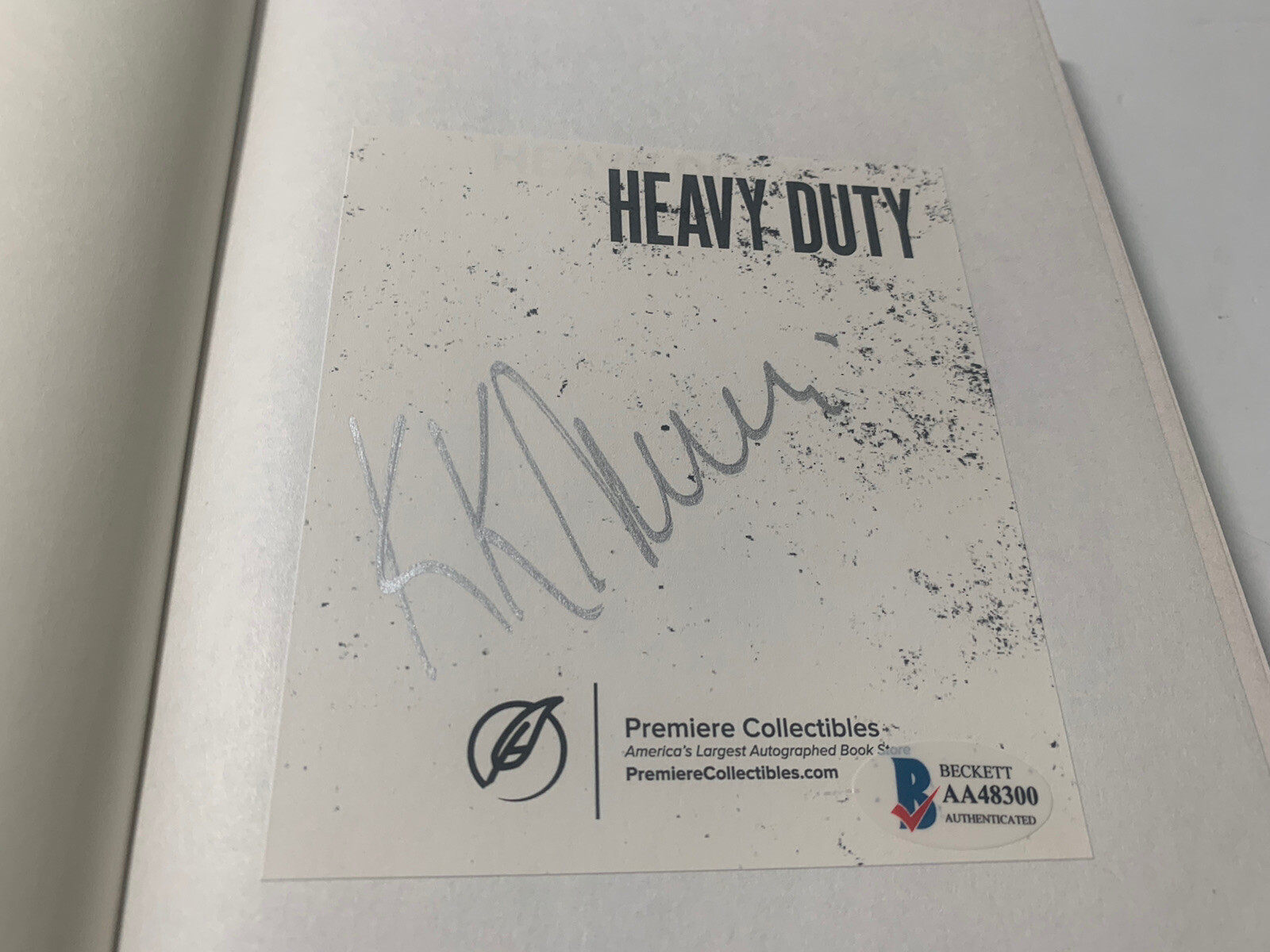 KK Downing Judas Priest Heavy Duty Signed Autographed Book Beckett Certified #1
