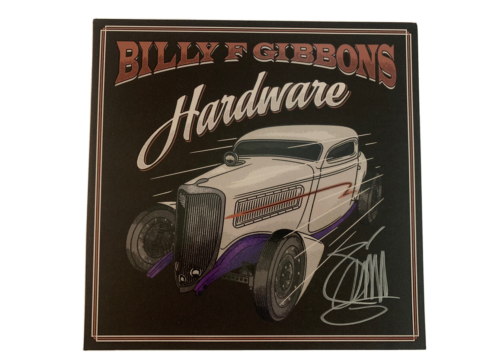 Billy Gibbons ZZ Top Autographed Signed Hardware LP Beckett Certified
