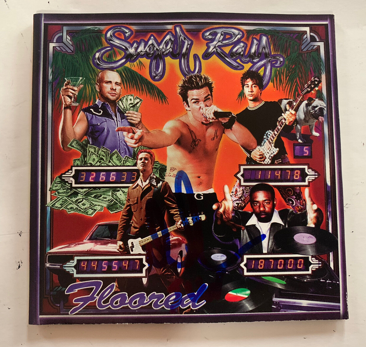 Mark McGrath Sugar Ray Floored￼ Signed Autographed CD Book Guaranteed
