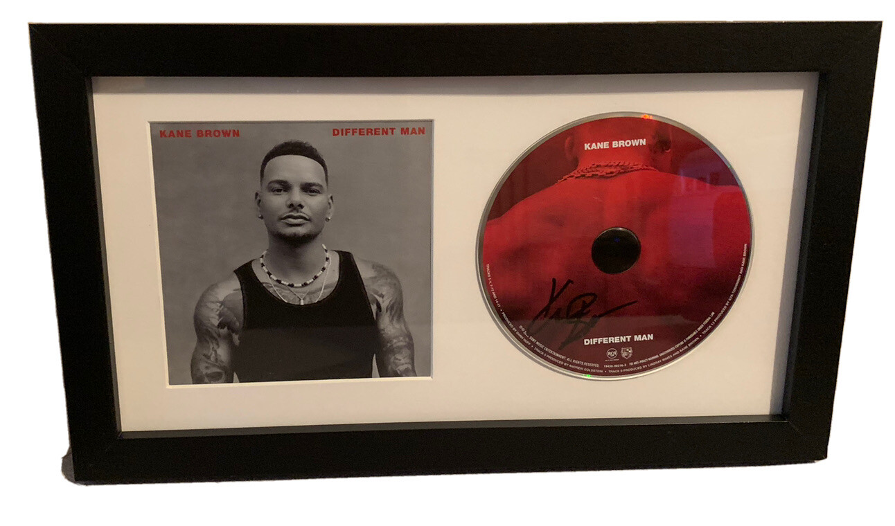 Kane Brown Different Man Signed Autograph Framed CD Display BAS Certified #1
