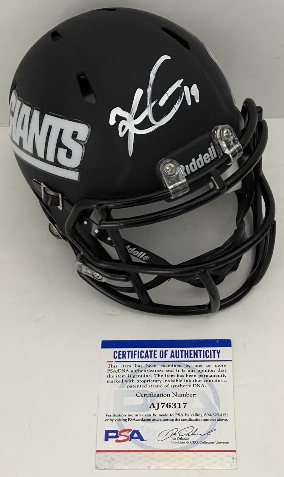 Kenny Golladay Signed Autographed Custom New York Giants Mini Helmet PSA/DNA
