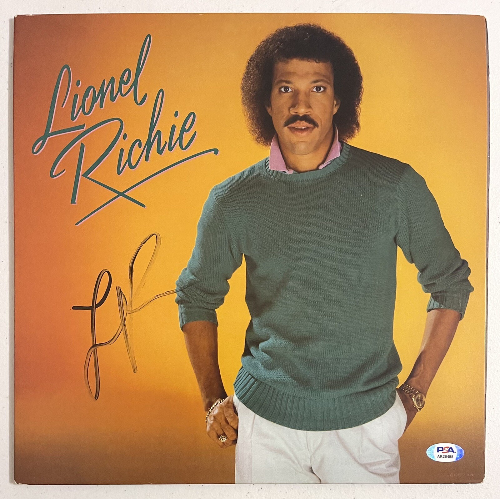 Lionel Richie Signed Autographed Debut LP Album American Idol PSA/DNA
