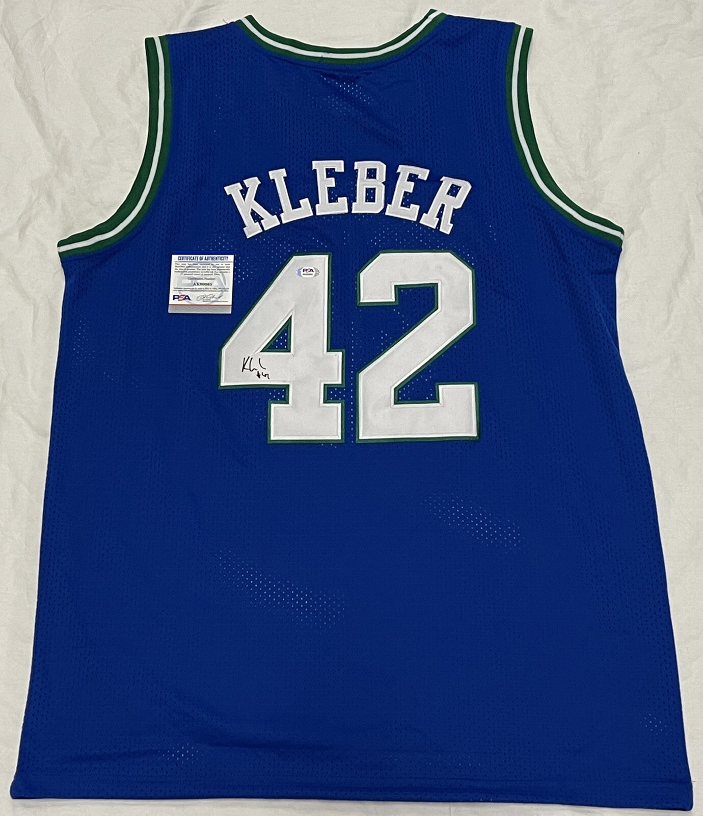 Maxi Kleber Signed Autographed Dallas Mavericks Jersey NBA Champs PSA/DNA
