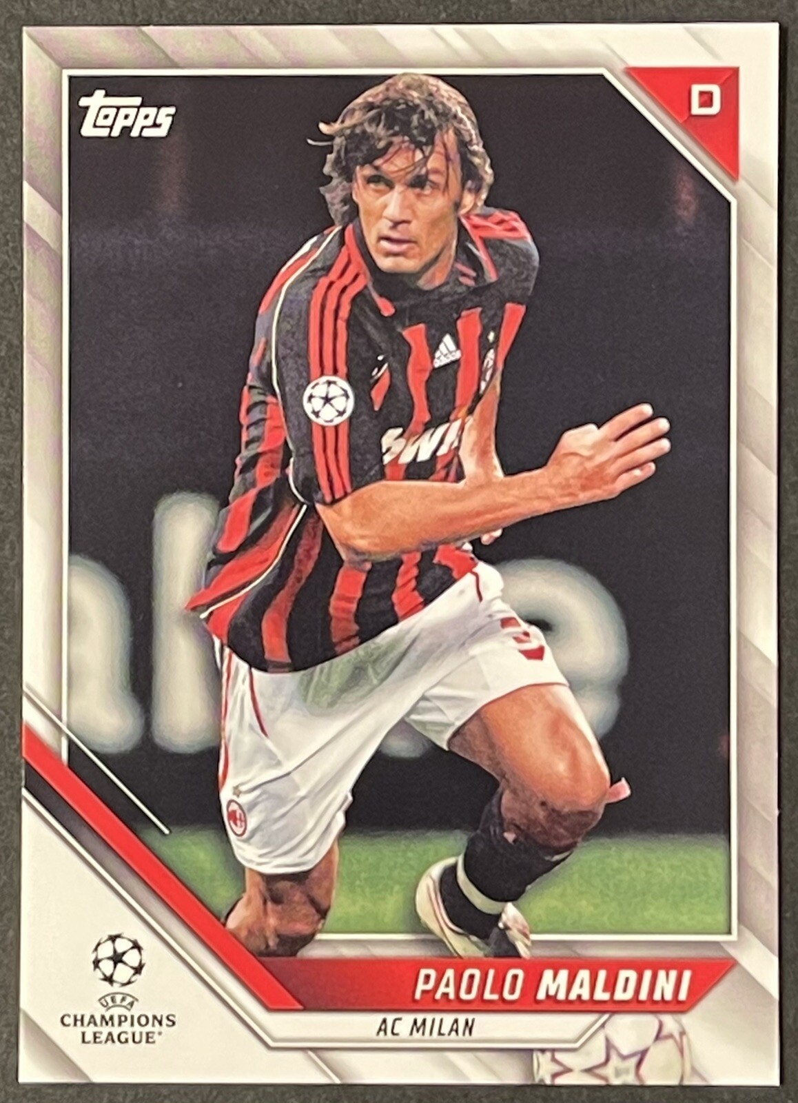 2021-22 Topps UEFA Champions League PAOLO MALDINI Image Variation SP #179 MILAN
