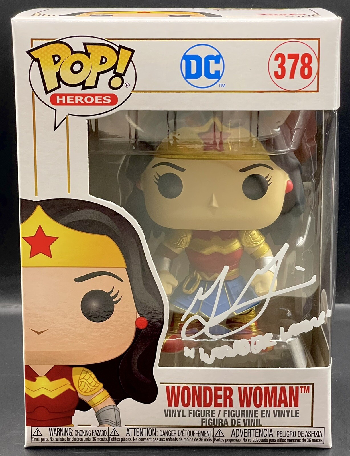 Grey DeLisle Signed Funko Pop Wonder Woman Voice Actress JSA COA
