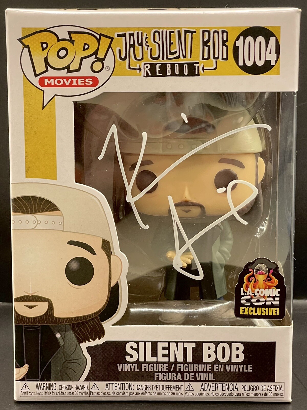 Kevin Smith Signed Jay & Silent Bob Funko Pop Amazon LA Comic Exclusive JSA
