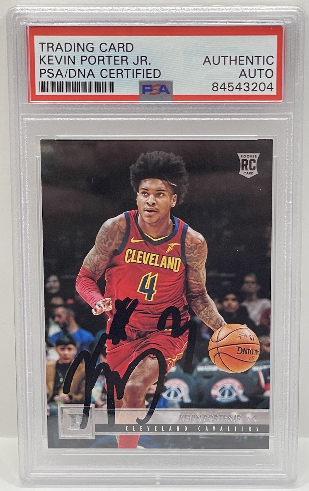 Kevin Porter Jr Signed 2019-20 Chronicles Rookie Card Rockets Slabbed PSA/DNA
