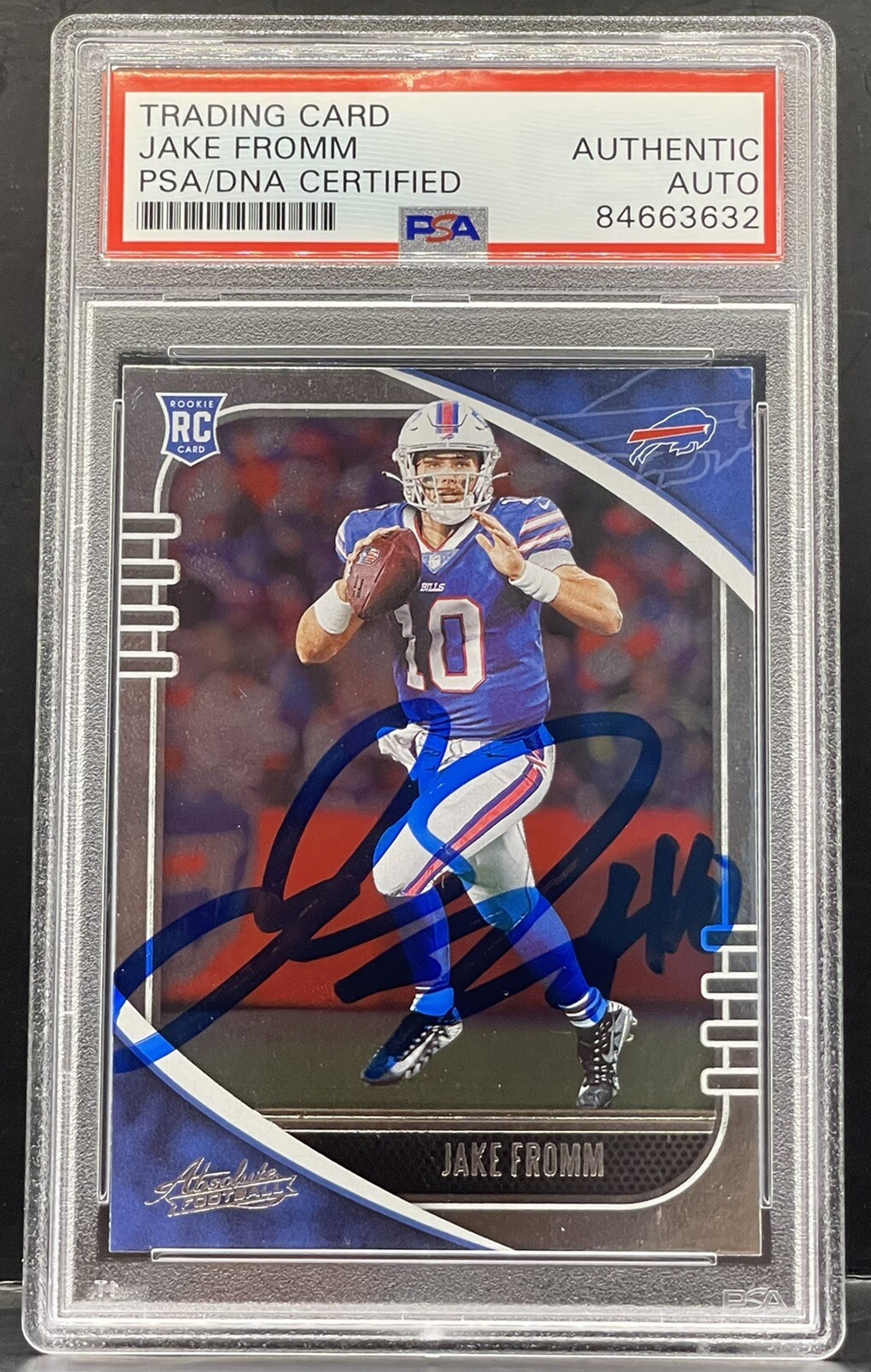 Jake Fromm Signed 2020 Absolute Rookie Card Georgia Bulldogs PSA/DNA Slabbed
