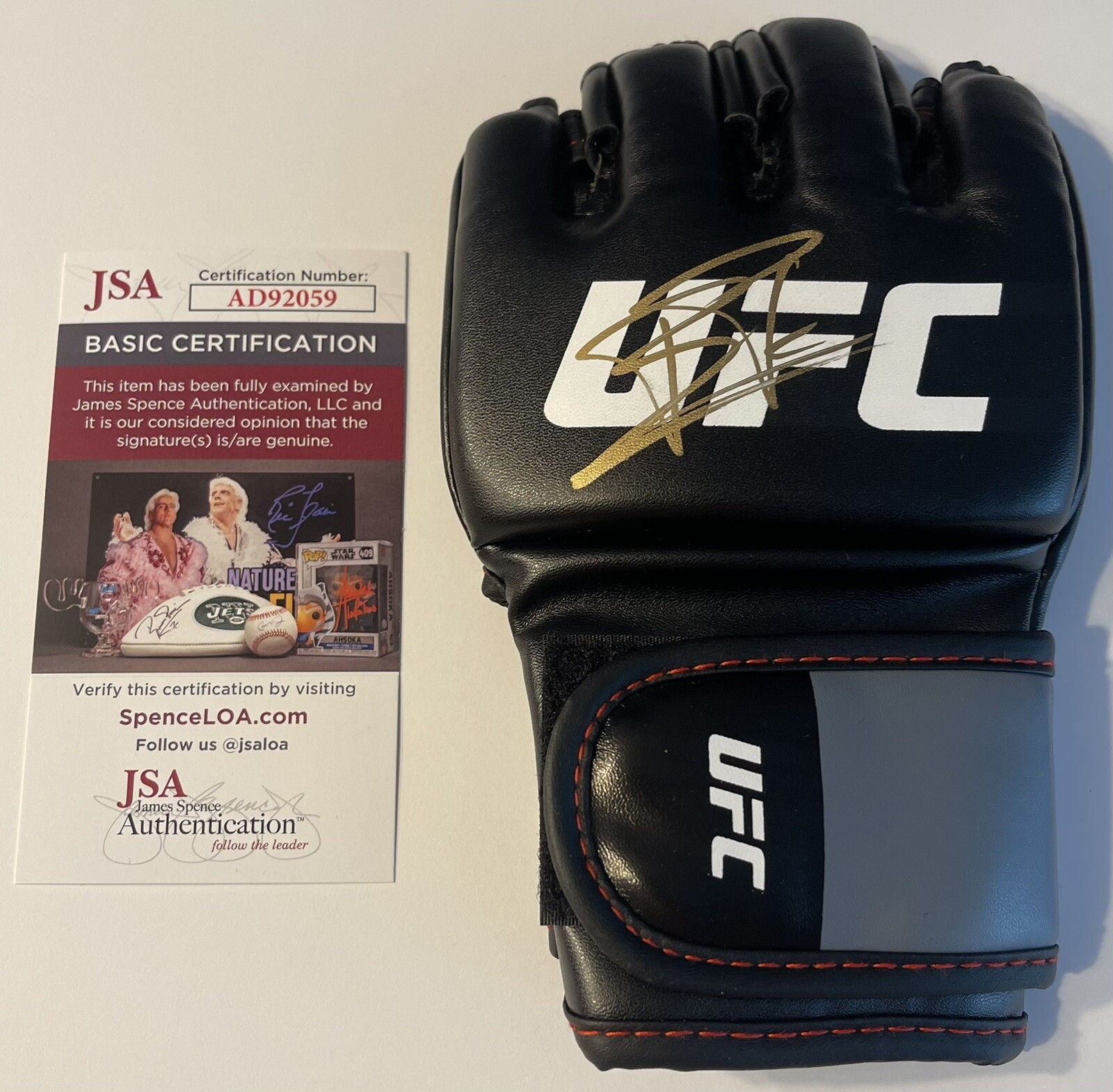 Jiri Prochazka Signed Autographed UFC Fighter Glove MMA Champ JSA
