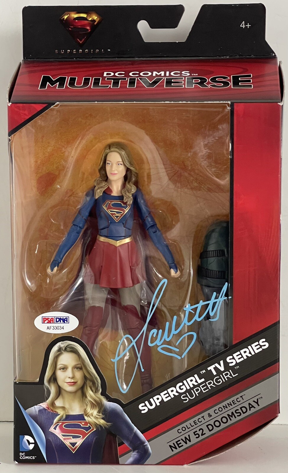 Laura Vandervoort Signed Autographed Supergirl Figure Smallville PSA/DNA
