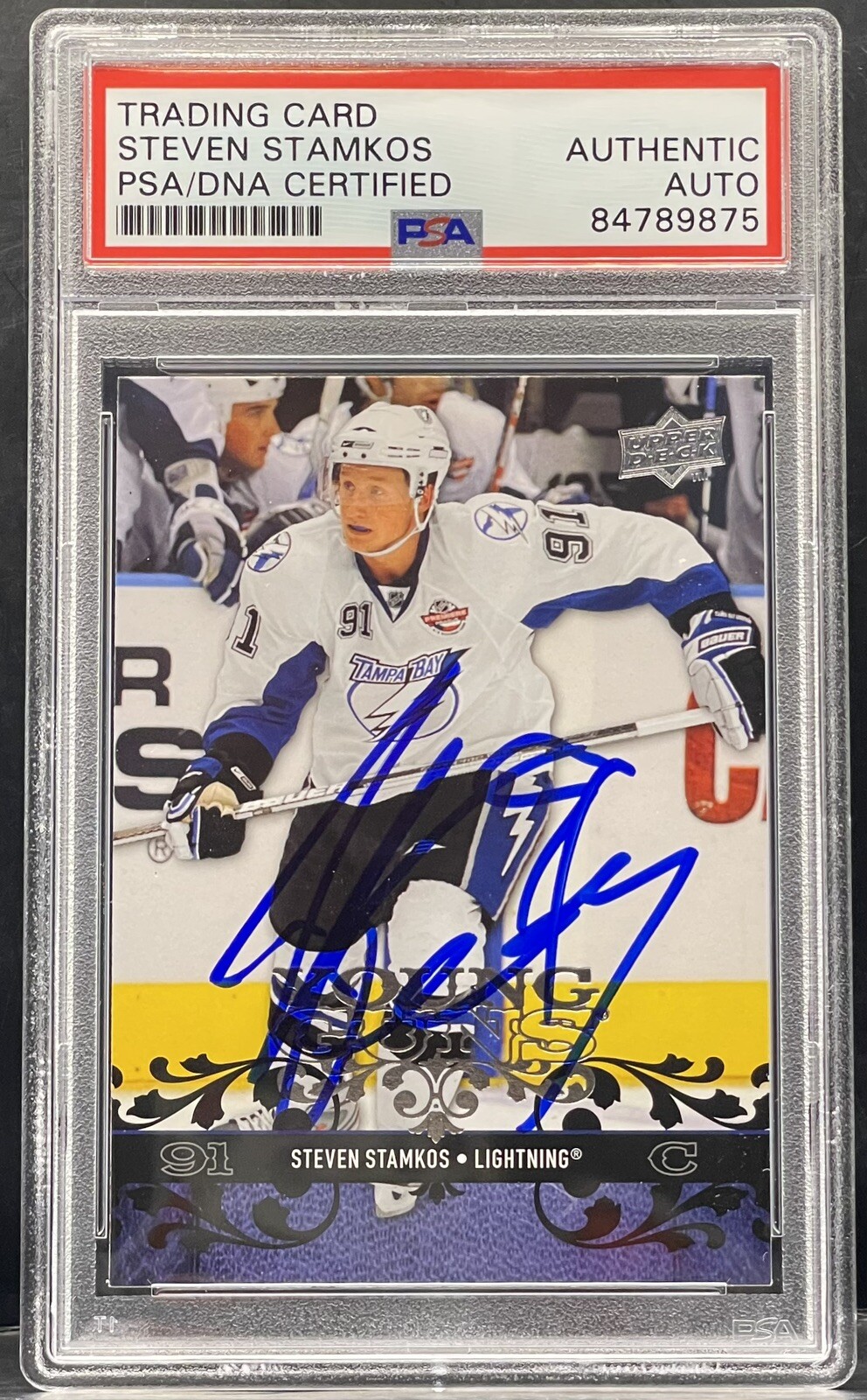 Steven Stamkos 2008 Upper Deck Young Guns Signed RC Lightning PSA/DNA Slabbed
