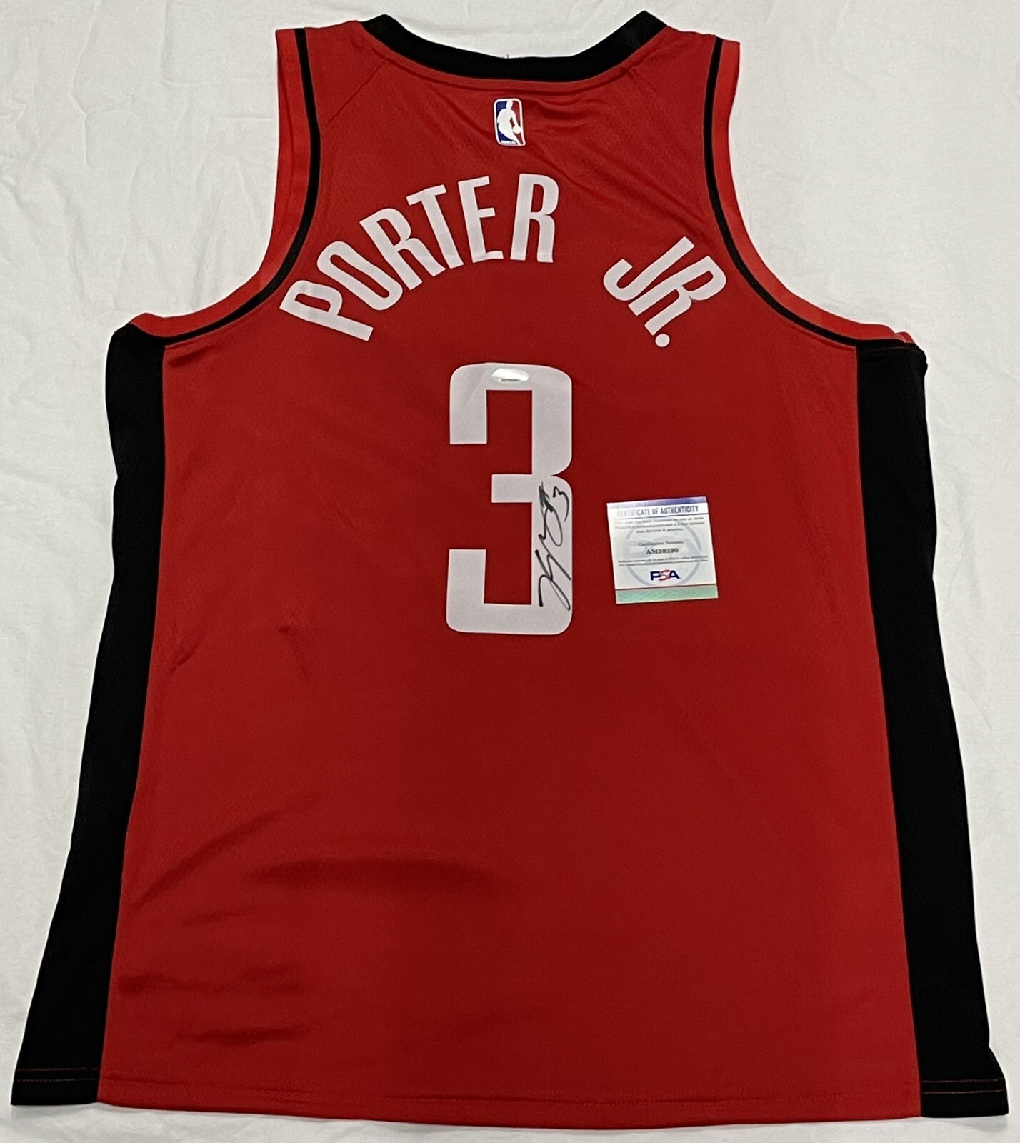 Kevin Porter Jr Signed Autographed Houston Rockets Jersey PSA/DNA COA
