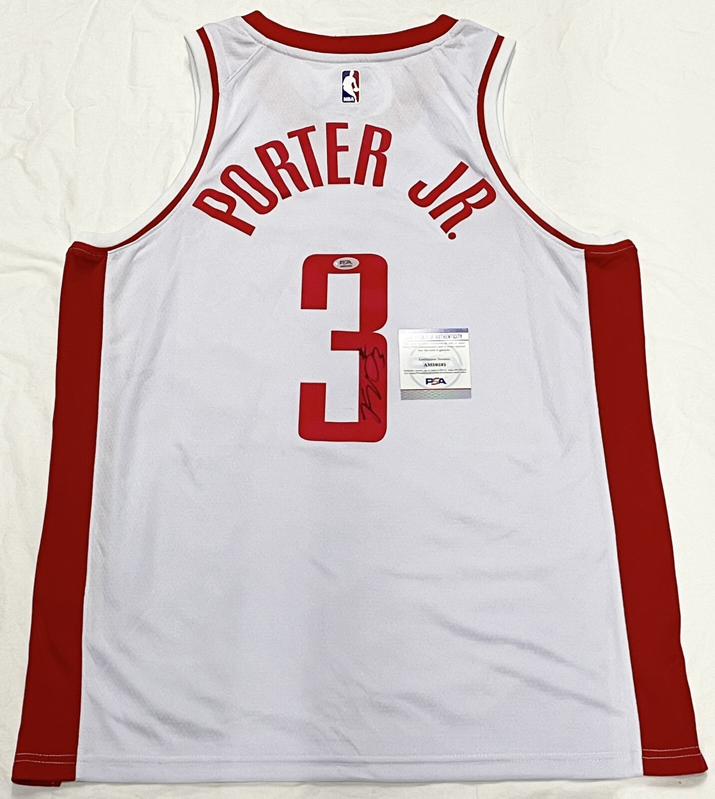 Kevin Porter Jr Signed Autographed Houston Rockets Jersey PSA/DNA COA
