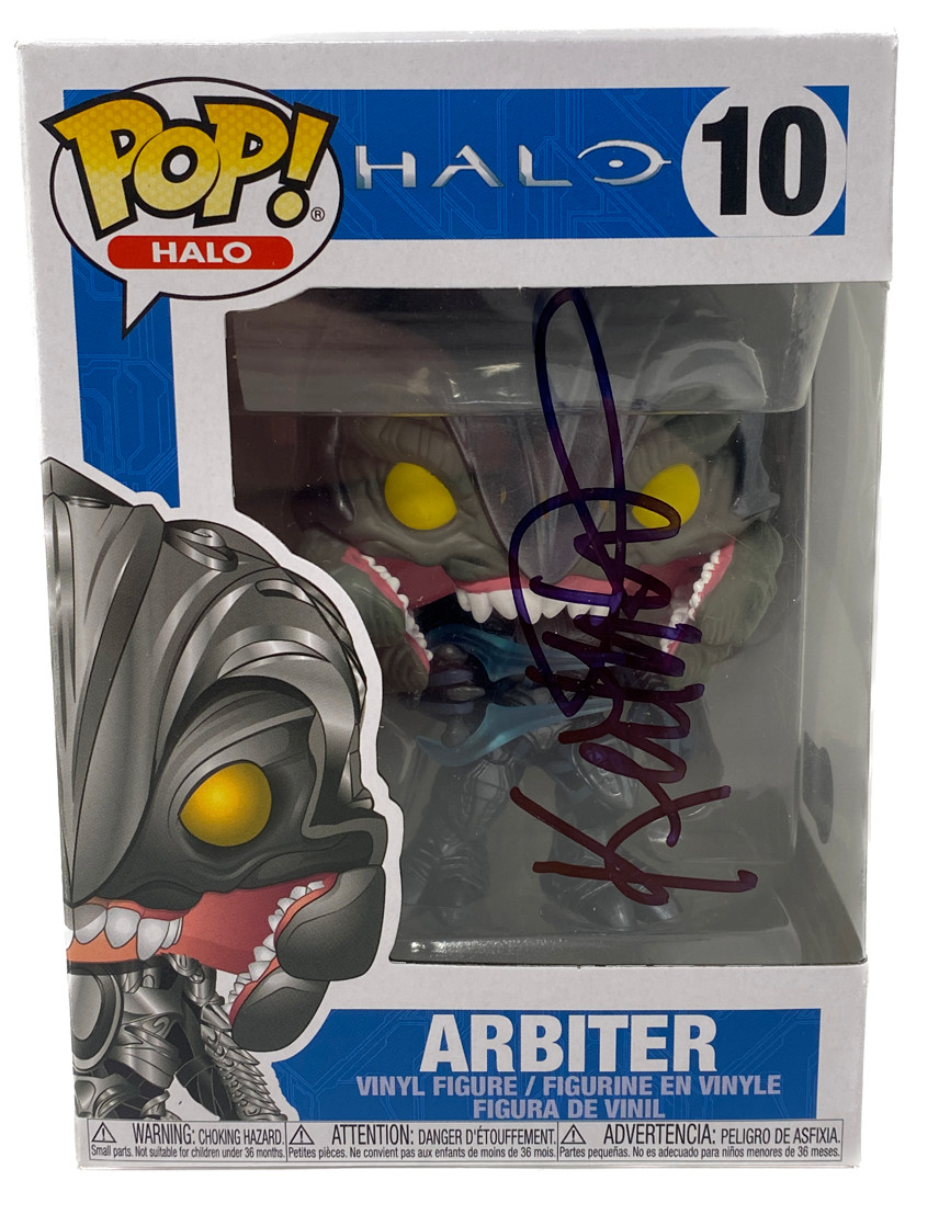 Keith David Signed Autographed Halo Arbiter Funko Pop #10 Figure Beckett COA
