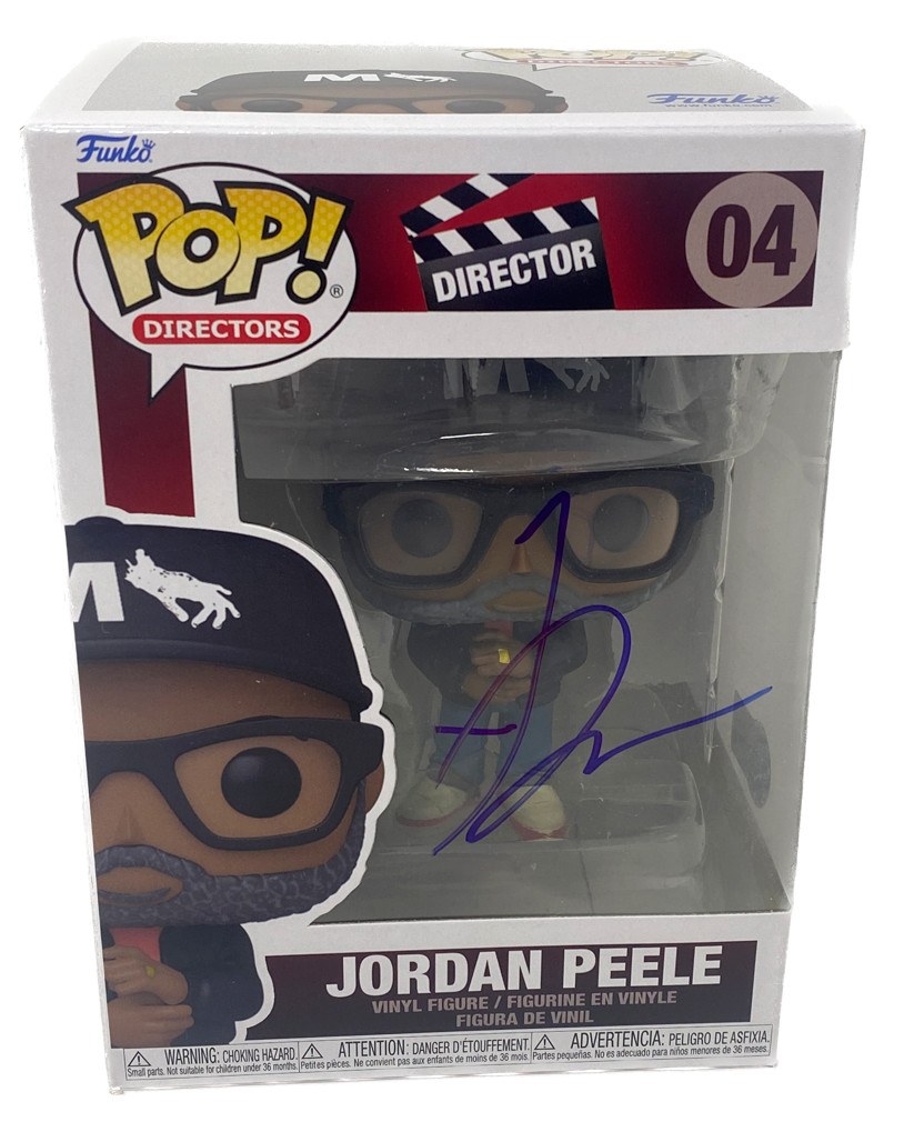 Jordan Peele Signed Autograph Funko Pop Director #04 Get Out Beckett COA
