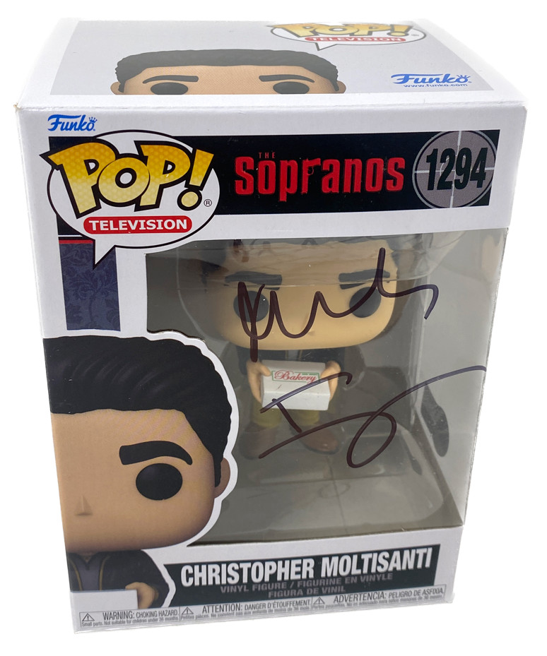 Michael Imperioli Signed The Sopranos Christopher Funko Pop #1294 Beckett COA
