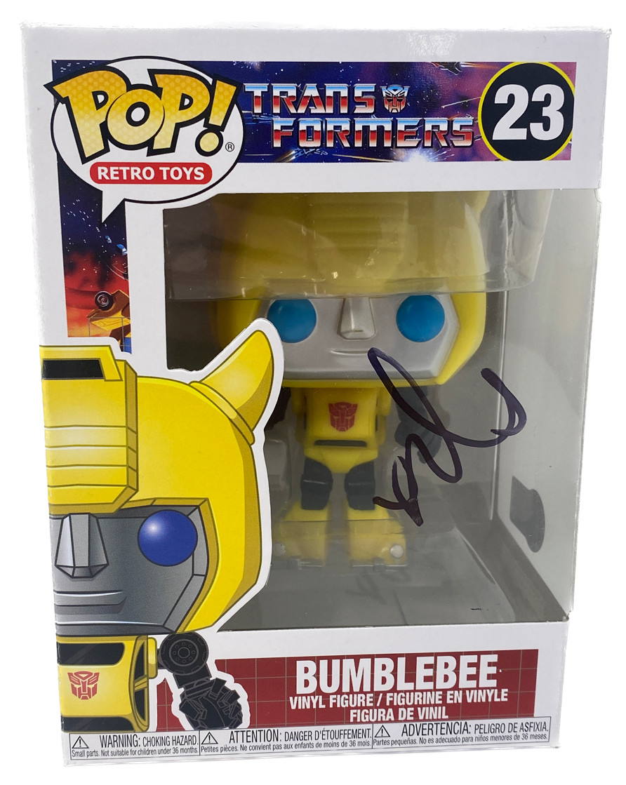 Mark Wahlberg Signed Autograph Funko Pop Transformers Bumblebee #23 Beckett COA
