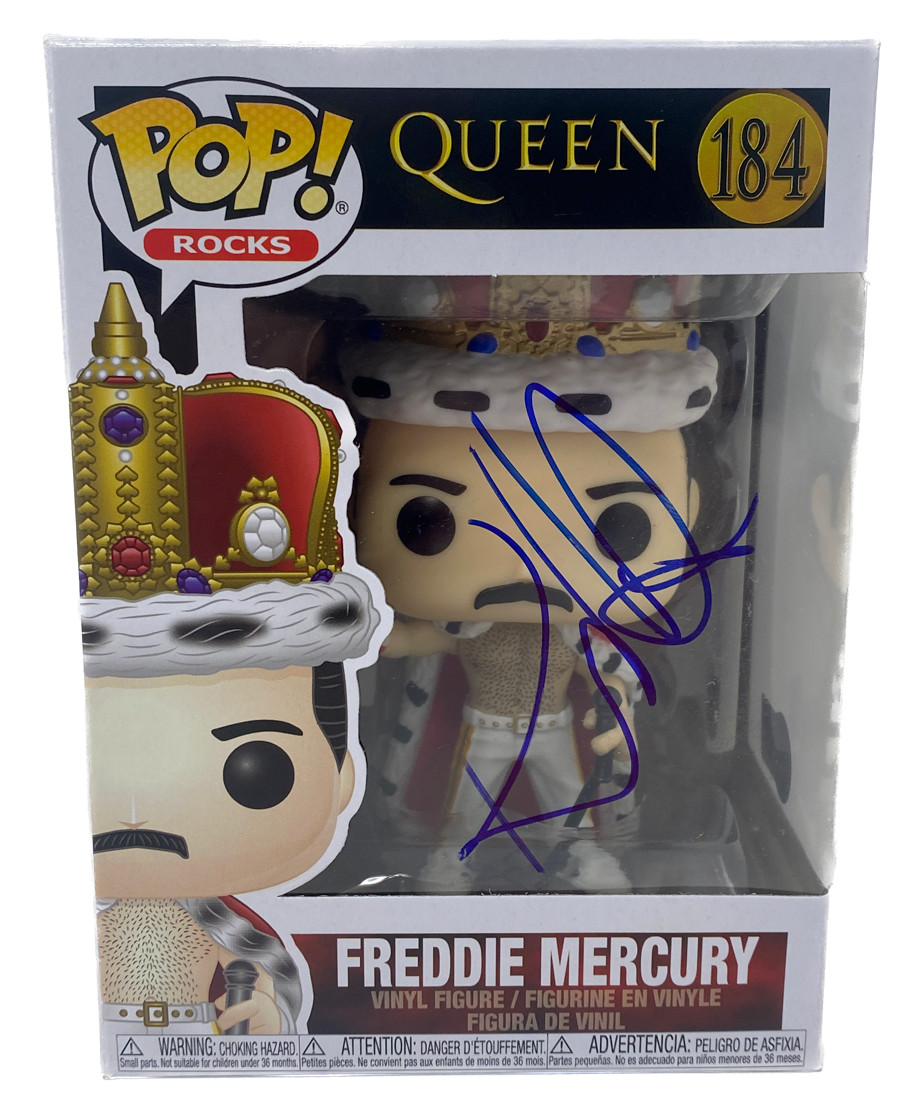 Rami Malek Signed Freddie Mercury Funko Pop Queen Bohemian Rhapsody Beckett COA
