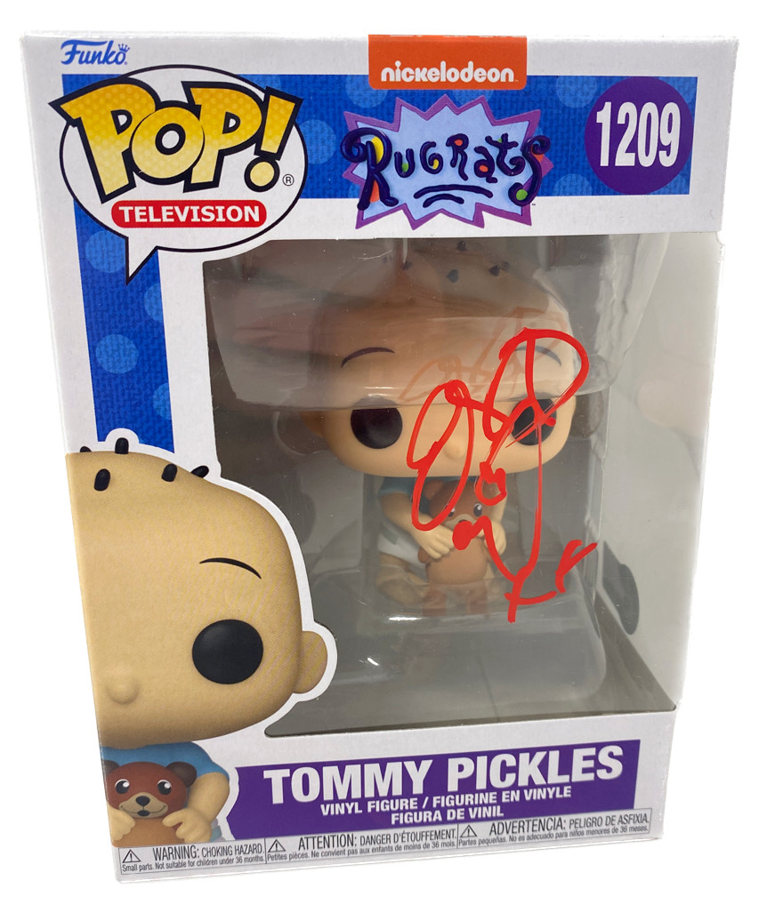 E.G. Daily Signed Autograph Rugrats Tommy Pickles Funko Pop #1209 EG Beckett COA
