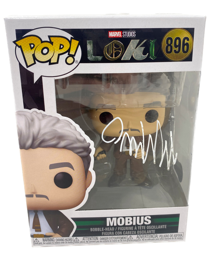 Owen Wilson Mobius Signed Autograph Marvel Loki Funko Pop #896 Beckett COA
