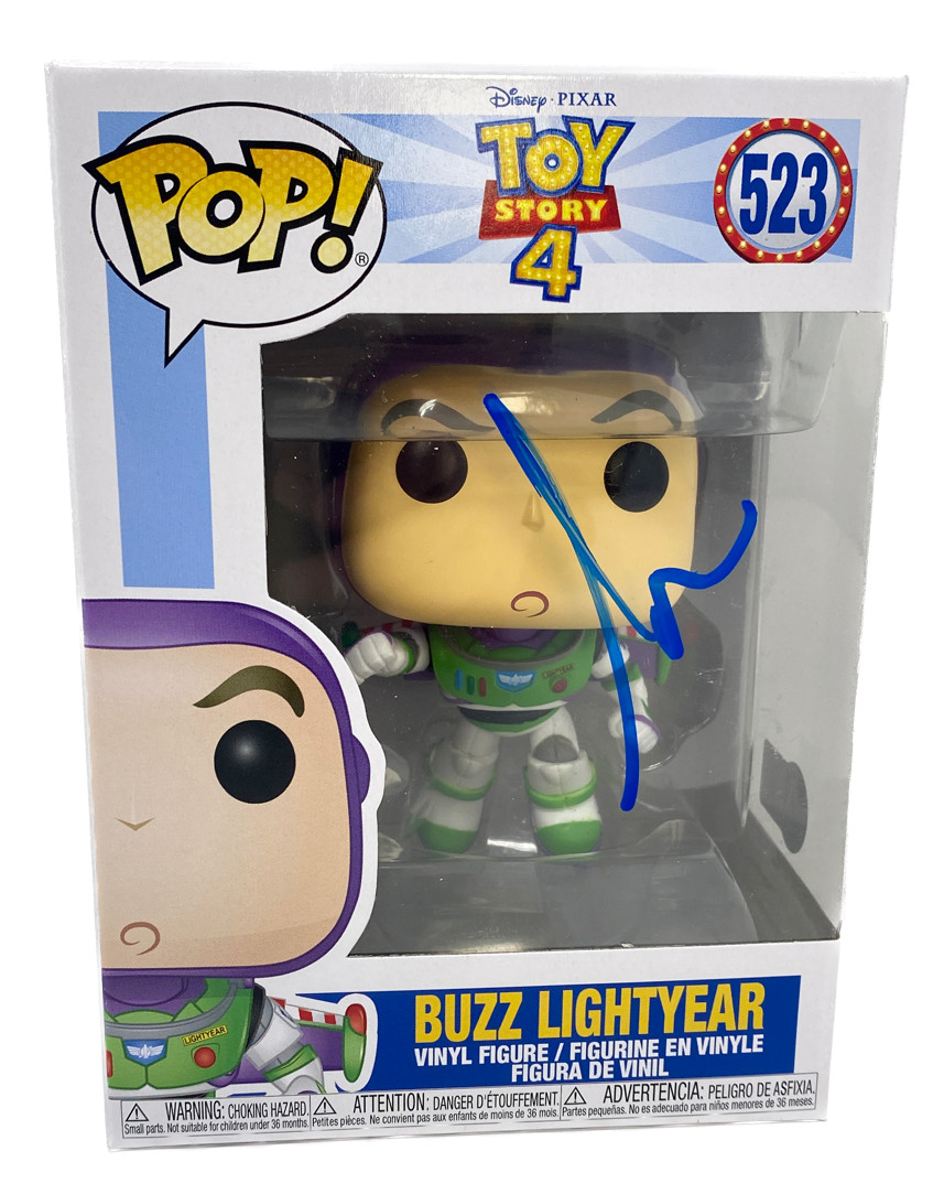 TIM ALLEN SIGNED FUNKO POP TOY STORY 4 BUZZ LIGHTYEAR #523 AUTOGRAPH BECKETT COA COLLECTIBLE MEMORABILIA