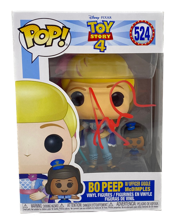 Annie Potts Signed Autograph Funko Pop Toy Story 4 Bo Peep 524 ACOA COA
