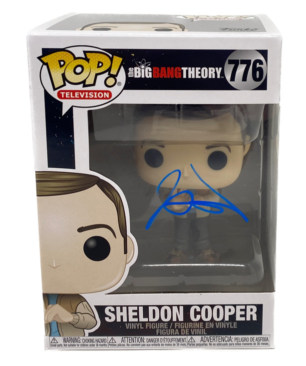 Iain Armitage Signed Funko Pop The Big Bang Theory Young Sheldon Cooper ACOA COA
