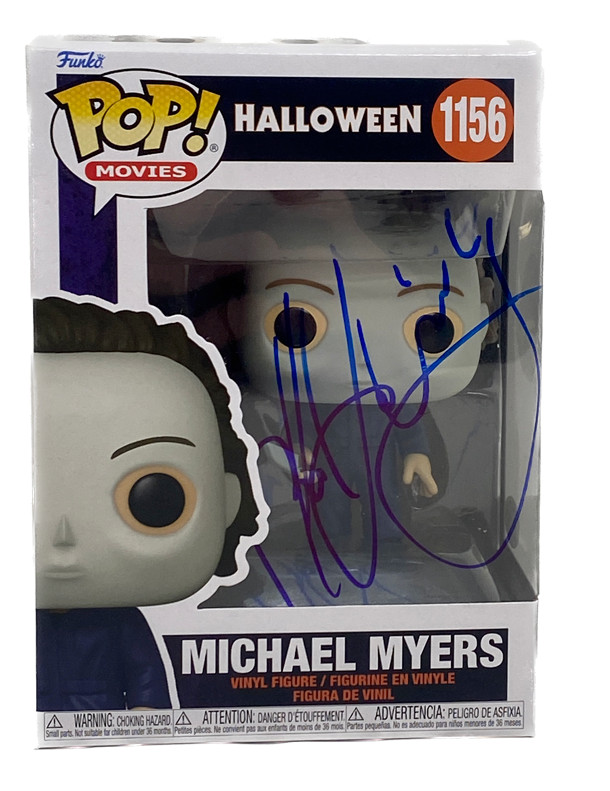 James Jude Courtney Signed Autograph Michael Myers Halloween Funko Pop ACOA COA

