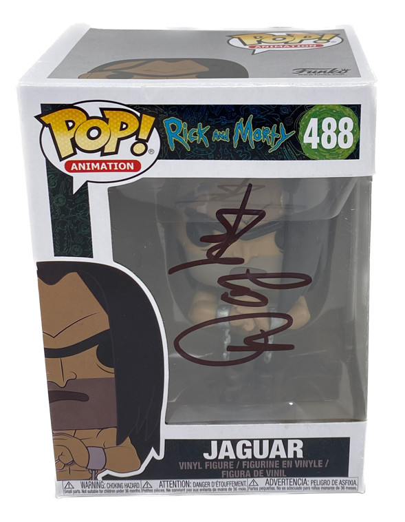 Danny Trejo Signed Autograph Rick and Morty Jaguar Funko Pop #488 ACOA COA
