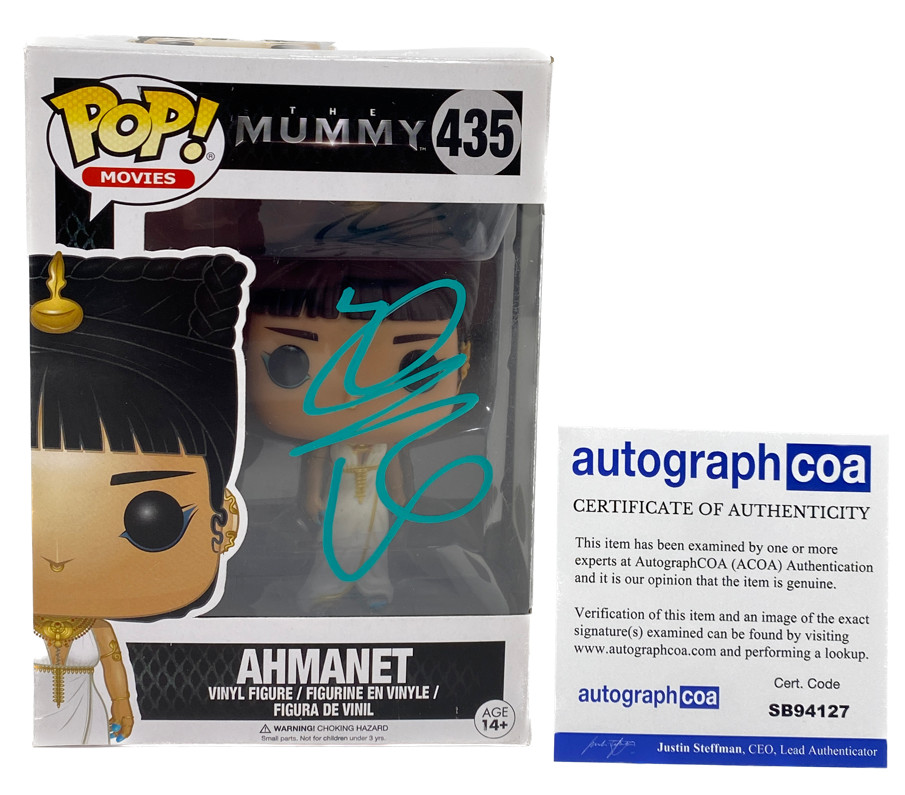 Sofia Boutella Signed Autograph Funko Pop The Mummy Ahmanet 435 ACOA COA
