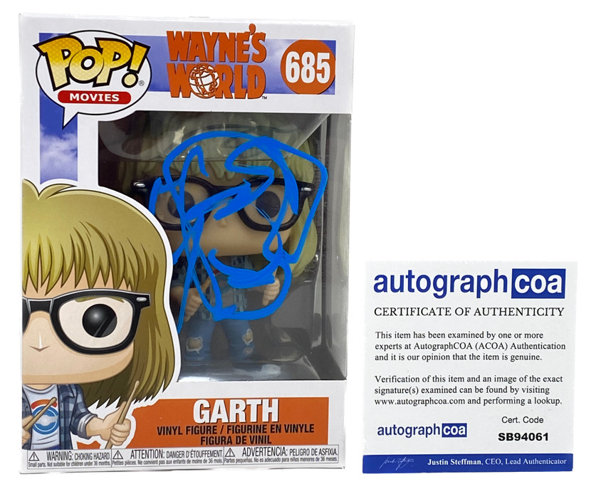 Dana Carvey Signed Autograph Wayne's World Garth Funko Pop 685 + Sketch ACOA COA
