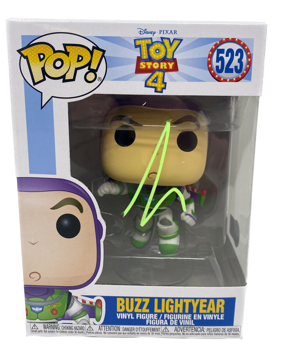 Tim Allen Toy Story Signed Funko Pop Buzz Lightyear #523 Autograph Beckett COA
