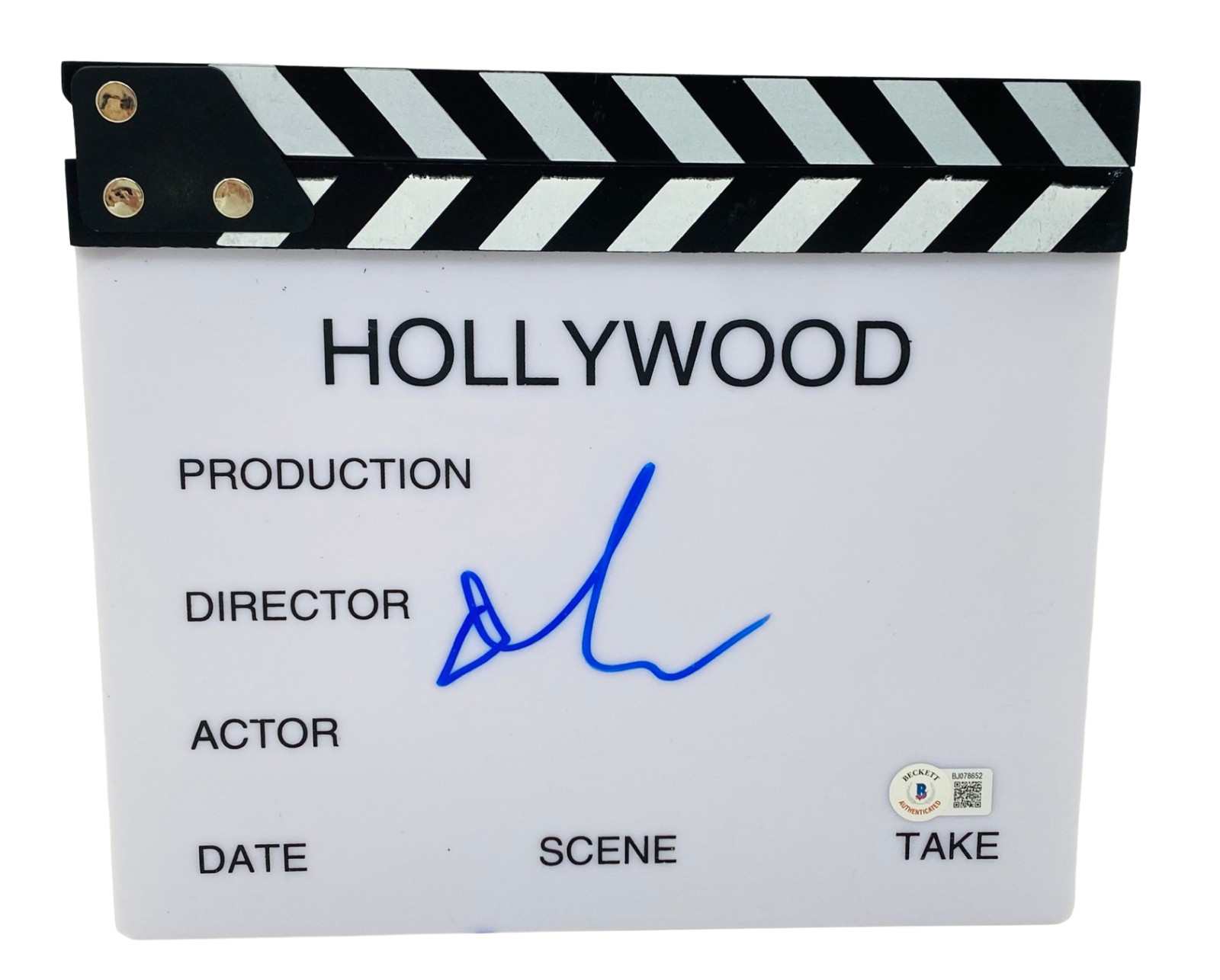 Damien Chazelle Signed Autograph Movie Director Clapboard La La Land Beckett COA

